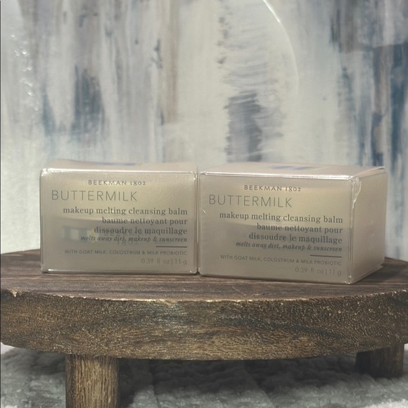 Beekman 1802 Buttermilk Makeup Melting Cleansing Balm Buttery Milk Cleanser NWT - Picture 2 of 9